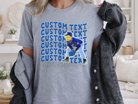 Personalizable Custom Favorite Ball Player Tee