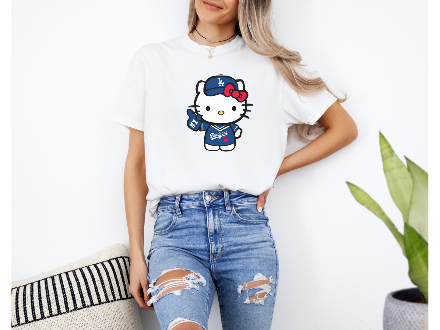 Kawaii Kitty Baseball Tee