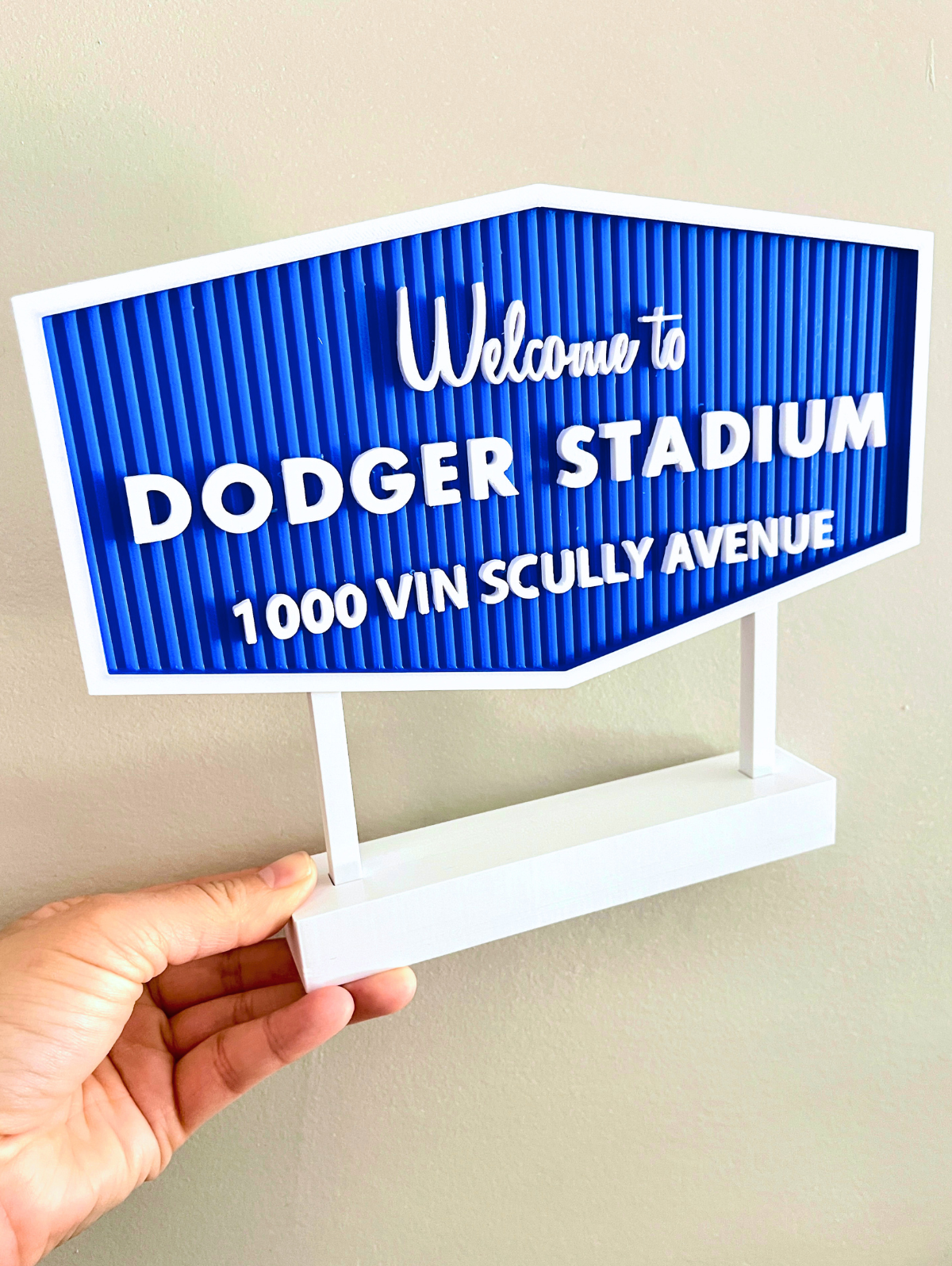 Stadium Welcome Desk Sign
