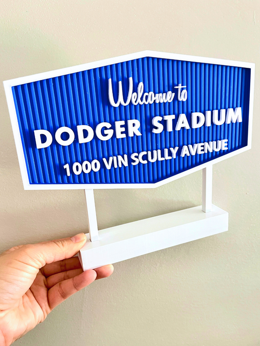 Stadium Welcome Desk Sign